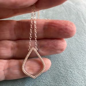 Silpada sterling silver and cz necklace